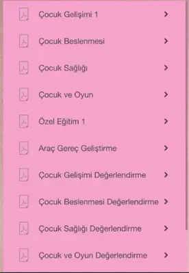 Ata Aöf Çocuk Gelişimi android App screenshot 1